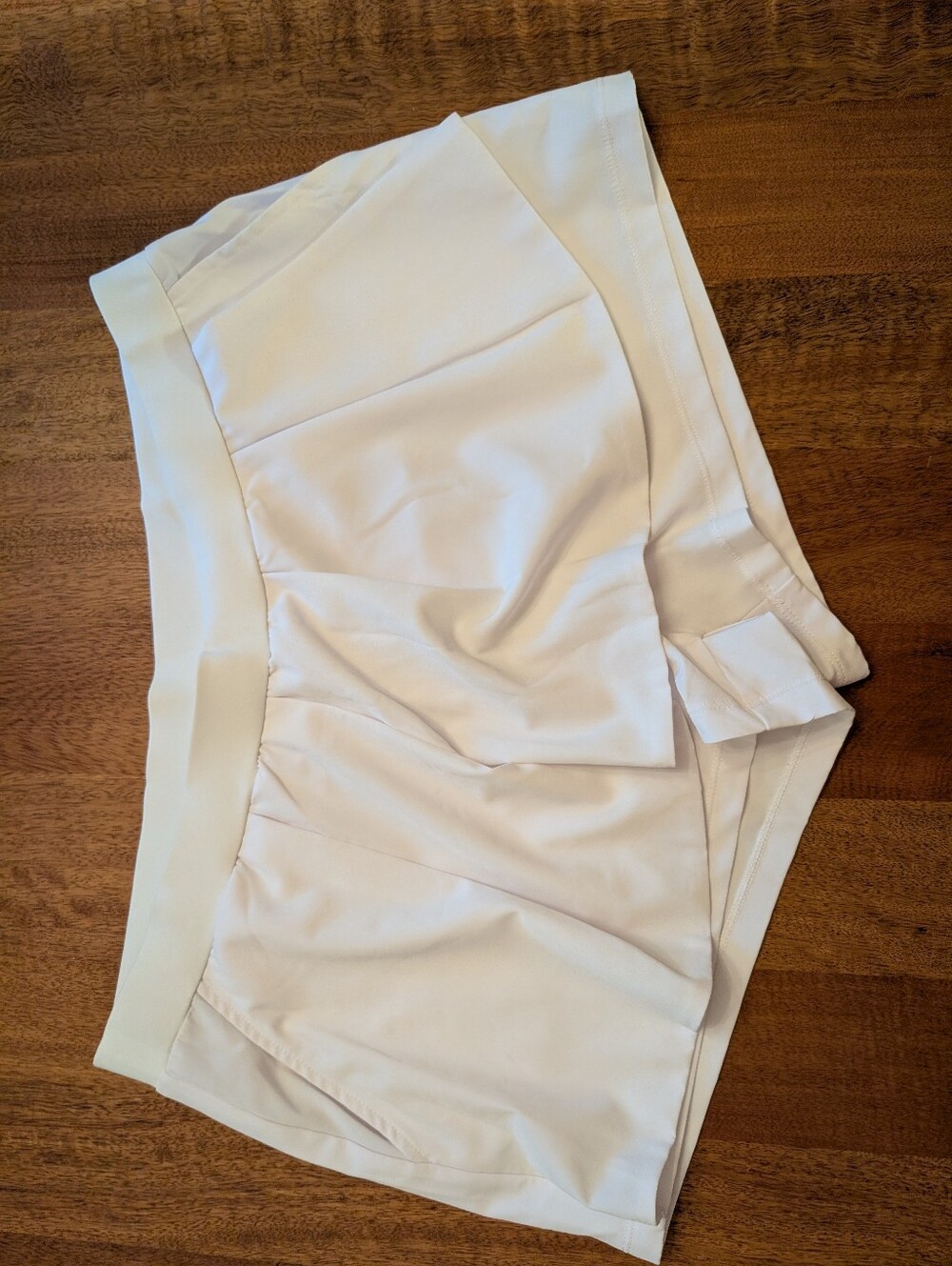 Fabletics Womens White Pleated Athletic Skort